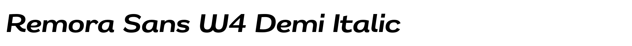 Remora Sans W4 Demi Italic image